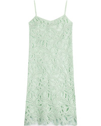 Mint Embroidered Dress
