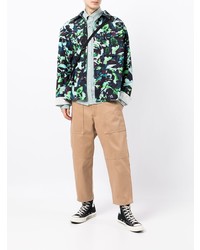 Kenzo Tiger Head Embroidered Button Down Shirt