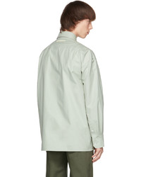 UNIFORME Grey Oversized Scouts Ribbon Shirt