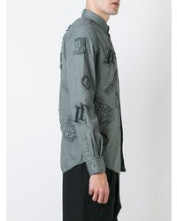 Golden Goose Deluxe Brand Patched Shirt