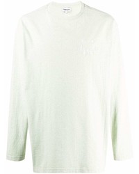 Mint Embroidered Long Sleeve T-Shirt
