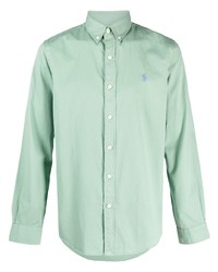 Polo Ralph Lauren Logo Embroidered Long Sleeve Shirt