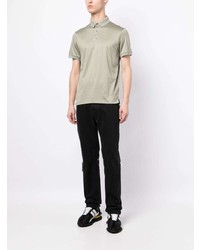 Emporio Armani Logo Embroidered Polo Shirt