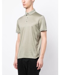 Emporio Armani Logo Embroidered Polo Shirt