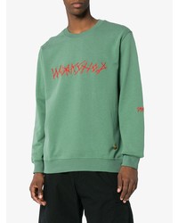 032c Green Embroidered Sweatshirt