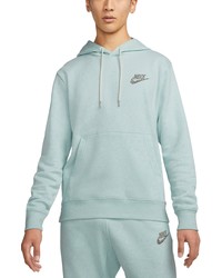 Nike Sportswear Fleece Hoodie In Mint Foamwhite At Nordstrom