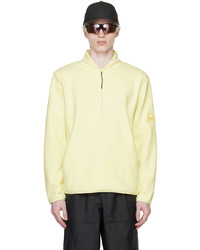 Rains Yellow Half Zip Sweater