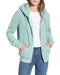 Mint Fleece Zip Sweater