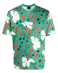 PS Paul Smith Floral Print Cotton T Shirt