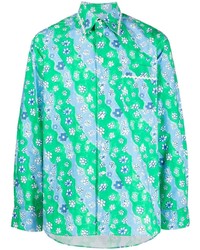 Marni Cotton Floral Print Shirt