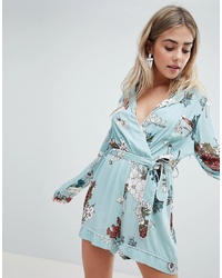 Missguided Floral Playsuit