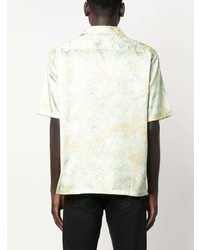 Martine Rose Floral Jacquard Short Sleeve Shirt