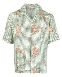 Bode Floral Print Short Sleeve Shirt