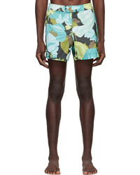 Tom Ford Green Polyester Swim Shorts