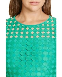 Lauren Ralph Lauren Plus Size Mod Geometric Lace Sheath Dress
