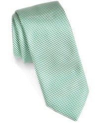 Mint Geometric Silk Tie