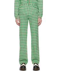 Mint Gingham Chinos