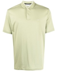 Calvin Klein Chest Logo Print Detail Polo Shirt