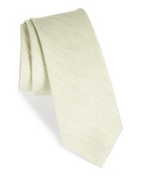 The Tie Bar Herringbone Linen Silk Skinny Tie