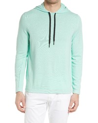 Canali Knit Hoodie In Green At Nordstrom