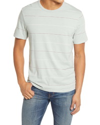 Madewell Sage Jacquard Stripe Allday Crewneck T Shirt