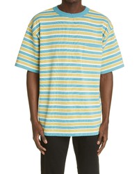 F-LAGSTUF-F Stripe Cotton T Shirt