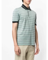 Cerruti 1881 Short Sleeve Striped Polo Shirt