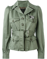 Marc Jacobs Sateen Belted Jacket