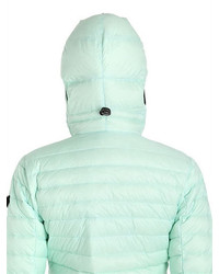 AI Riders On The Storm Zip Up Nylon Micro Ripstop Down Jacket