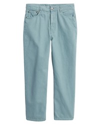 VINTAGE SUPPLY Overdye Straight Leg Jeans In Sage At Nordstrom