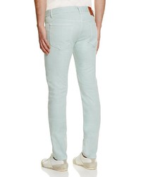 Marc Jacobs Overdyed Slim Fit Jeans In Mint Green