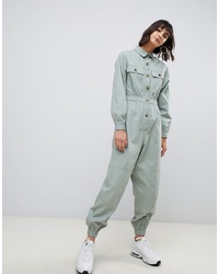 ASOS DESIGN Boilersuit With Contrast Buttons