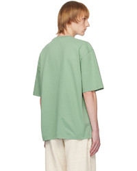 Jacquemus Green Le T Shirt Raphia T Shirt