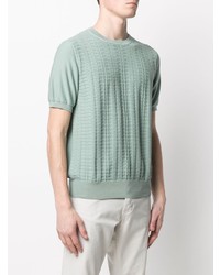 Canali Textured Knit T Shirt