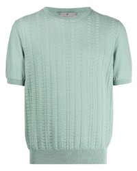 Canali Textured Knit T Shirt