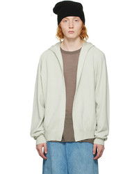Frenckenberger Off White Open Hoodie