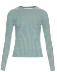 RED Valentino Redvalentino Cashmere And Silk Blend Ribbed Knit Sweater