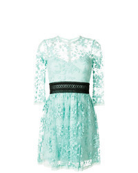 Mint Lace Fit and Flare Dress