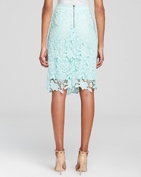 Bloomingdale's Dylan Gray Floral Lace Pencil Skirt