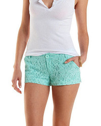 Charlotte Russe Low Rise Lace Shorts
