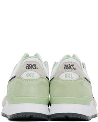 Asics Green Off White Gel Lyte Iii Og Sneakers