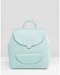 Mint Leather Backpack