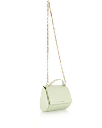 Givenchy Mini Pandora Box Shoulder Bag In Mint Leather