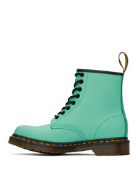 Dr. Martens Green 1460 Smooth Lace Up Boots