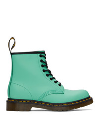 Dr. Martens Green 1460 Smooth Lace Up Boots