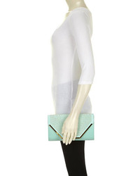 Dorothy Perkins Mint Stud Structured Clutch