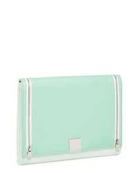 Ted Baker London Leather Clutch Mint