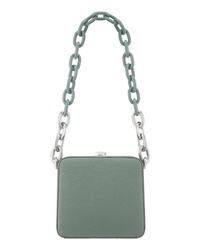 The Volon Cube Chain Handle Leather Bag