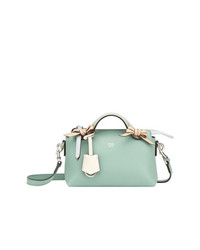 Fendi Green By The Way Leather Tote