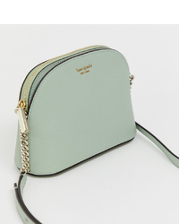 Kate Spade Green Leather Dome Crossbody Bag
